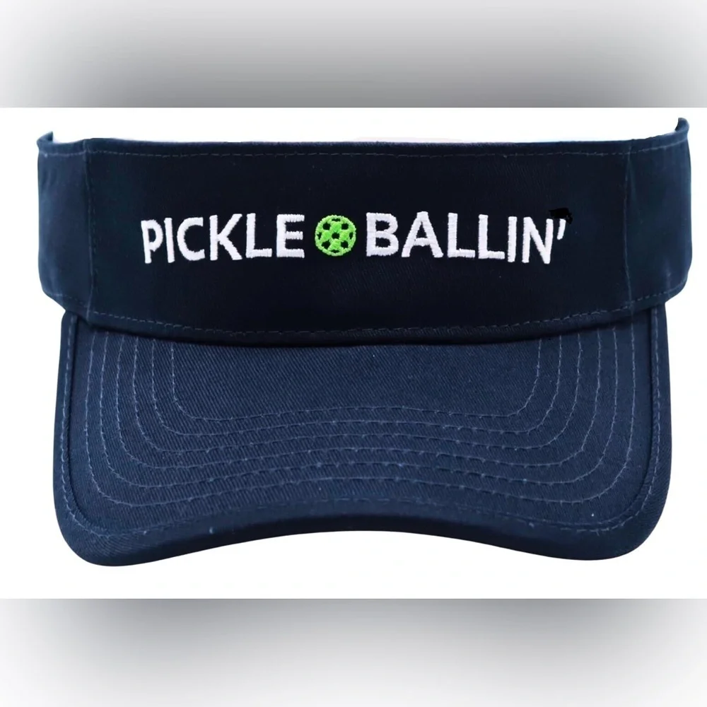 Pickleball Visor | Funny Pickle Ball Hat For Women And Men |Pickleball Gift Blue